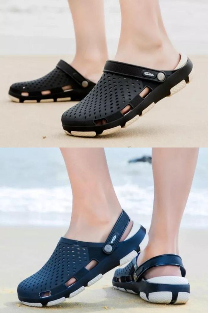 New Comfortable Outdoor Beach Men Slip On Casual Sandals