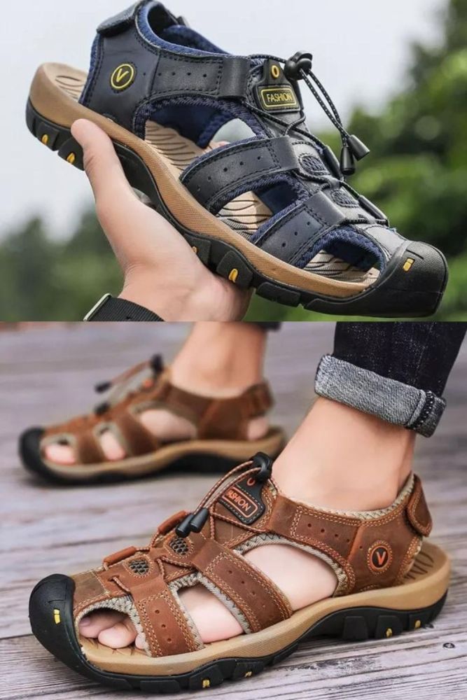 Summer Comfortable Plus-sized Flats High Quality Beach Sandals