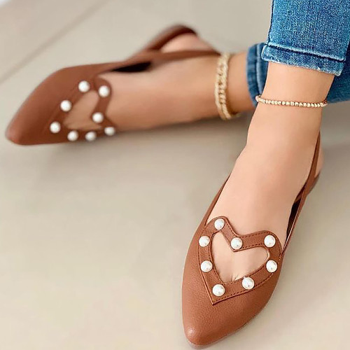 Women's Pointed Toe String Casual Flats
