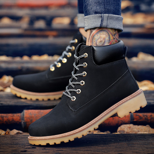 Men's Classic Comfortable Lace-up Ankle Boots