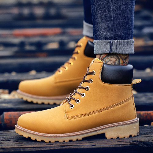 Men's Classic Comfortable Lace-up Ankle Boots