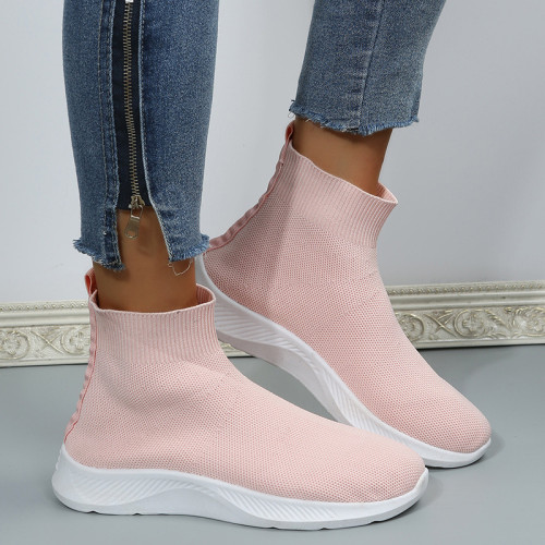 Women Knit Slip on Breathable Comfy Sneakers