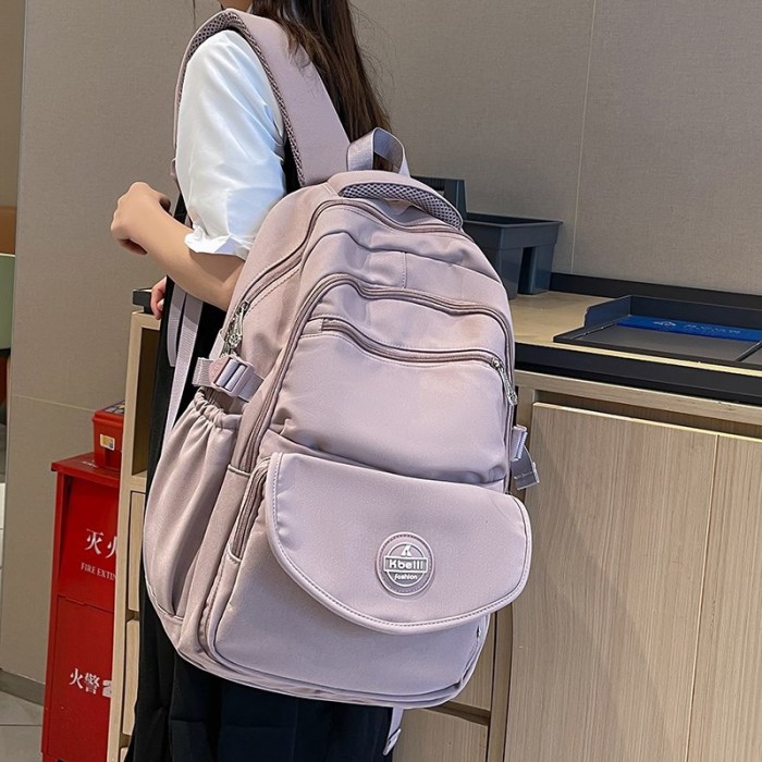 New Nylon Large Capacity Multi-layered Backpack