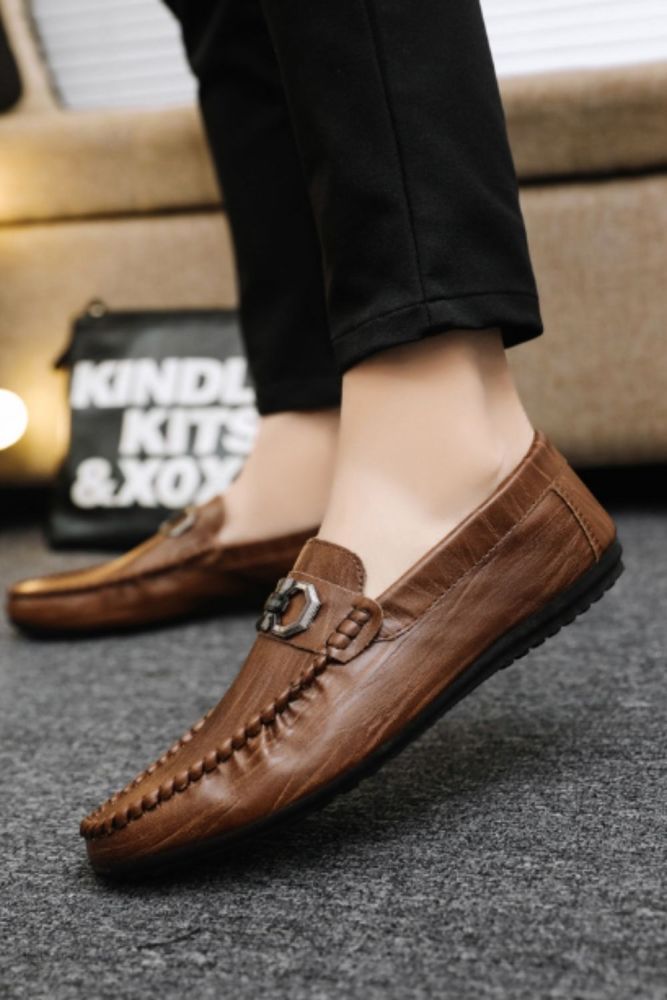 Men Casual Slip on Comfortable Flat Loafers