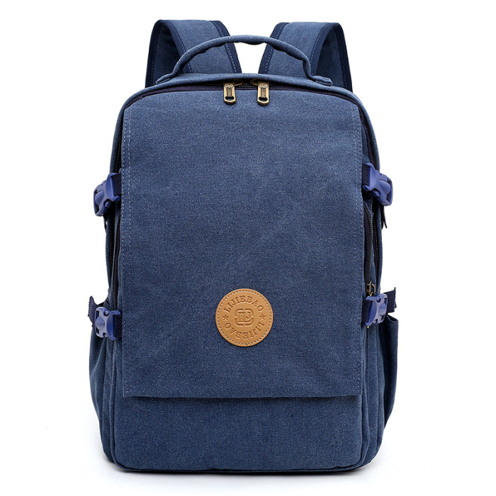Men's Trend Leisure Canvas Travel Hiking Backpack