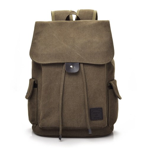 New High Quality Travel Camping Simple Canvas Backpack