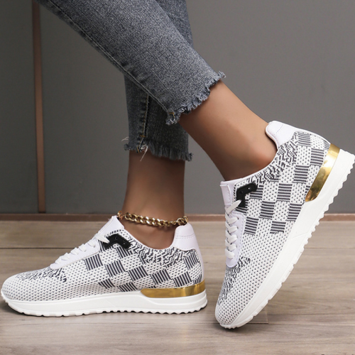 New Comfortable Casual Lace Up Platform Sneakers