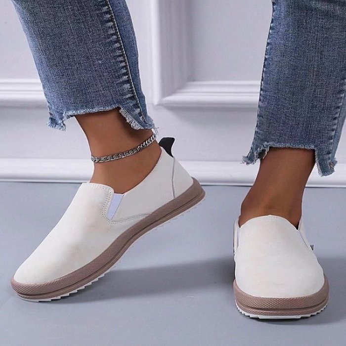 Women's New Casual PU Thick Bottom Loafers