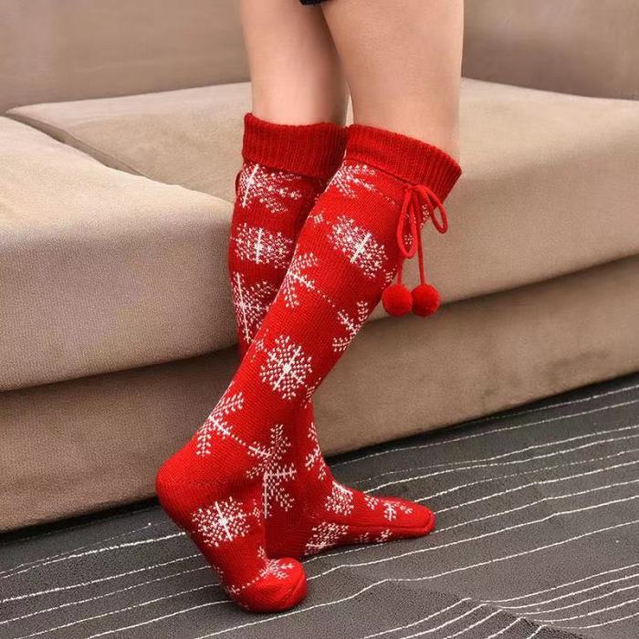 New Christmas Knitted Cotton Comfort Stockings