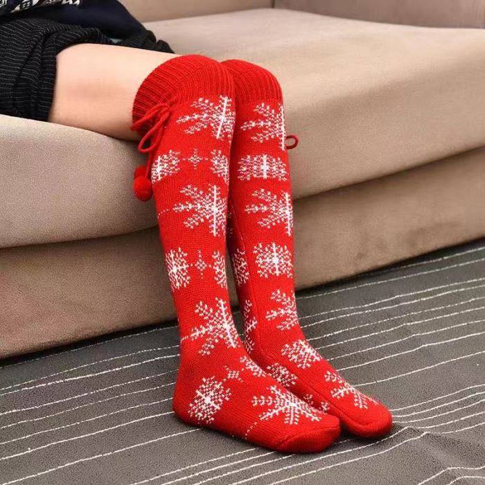 New Christmas Knitted Cotton Comfort Stockings