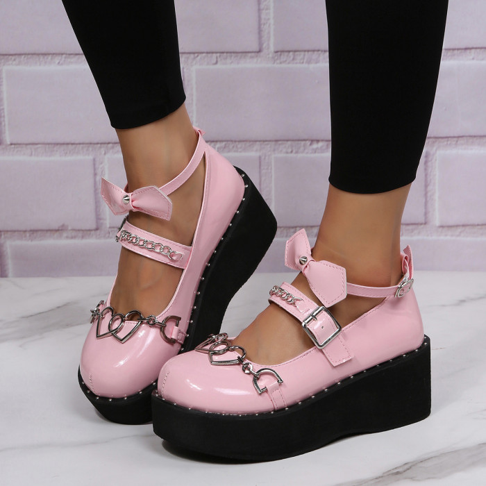 Casual New Platform Round Toe Mary Jane Shoes