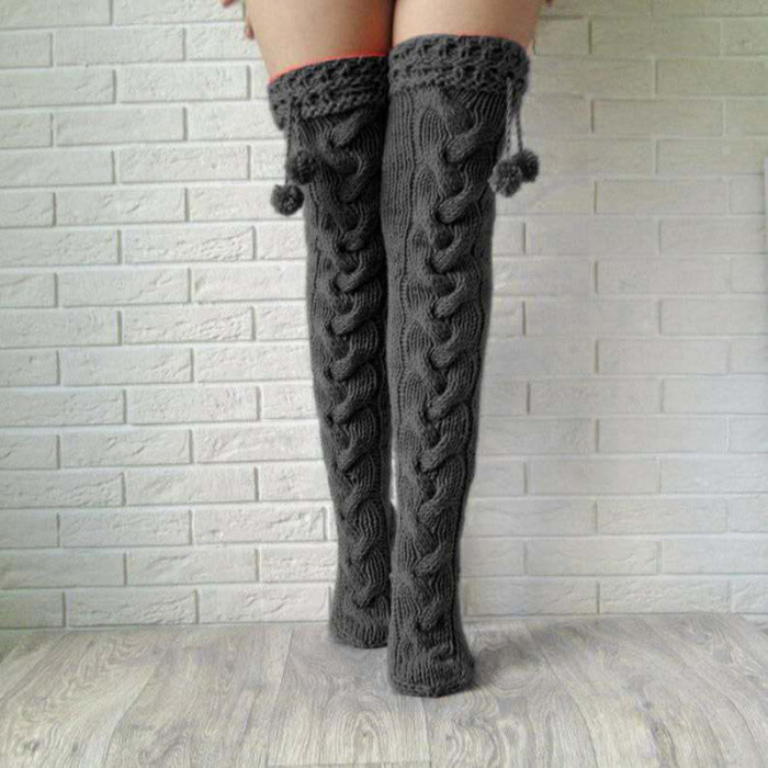 Women's Thigh High Over The Knee Knitted Stockings