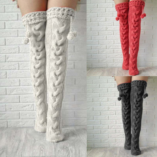 Women's Thigh High Over The Knee Knitted Stockings