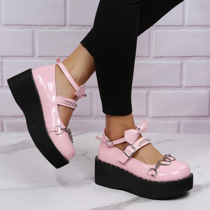 Casual New Platform Round Toe Mary Jane Shoes