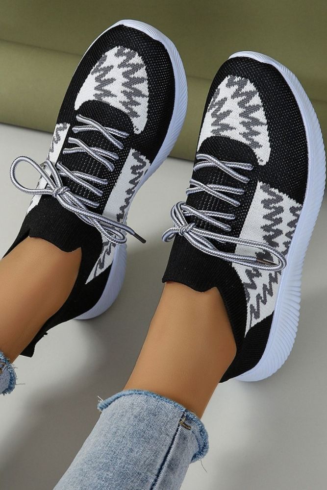 Women Lace-up Soft Bottom Low-top Single Shoes