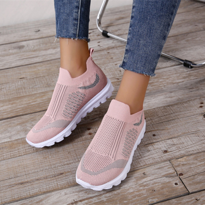 Women's Casual Round Toe Breathable Mesh Slip-on Loafers