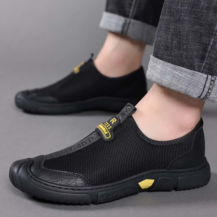 Men's Outdoor Lightweight Mesh Breathable Slip-on Loafers