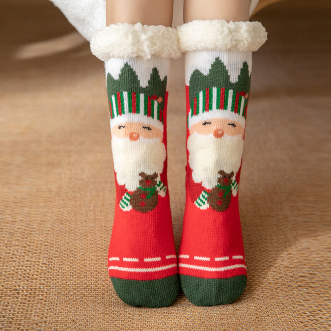 Christmas Cute Warm Thicken Soft Home Floor Socks