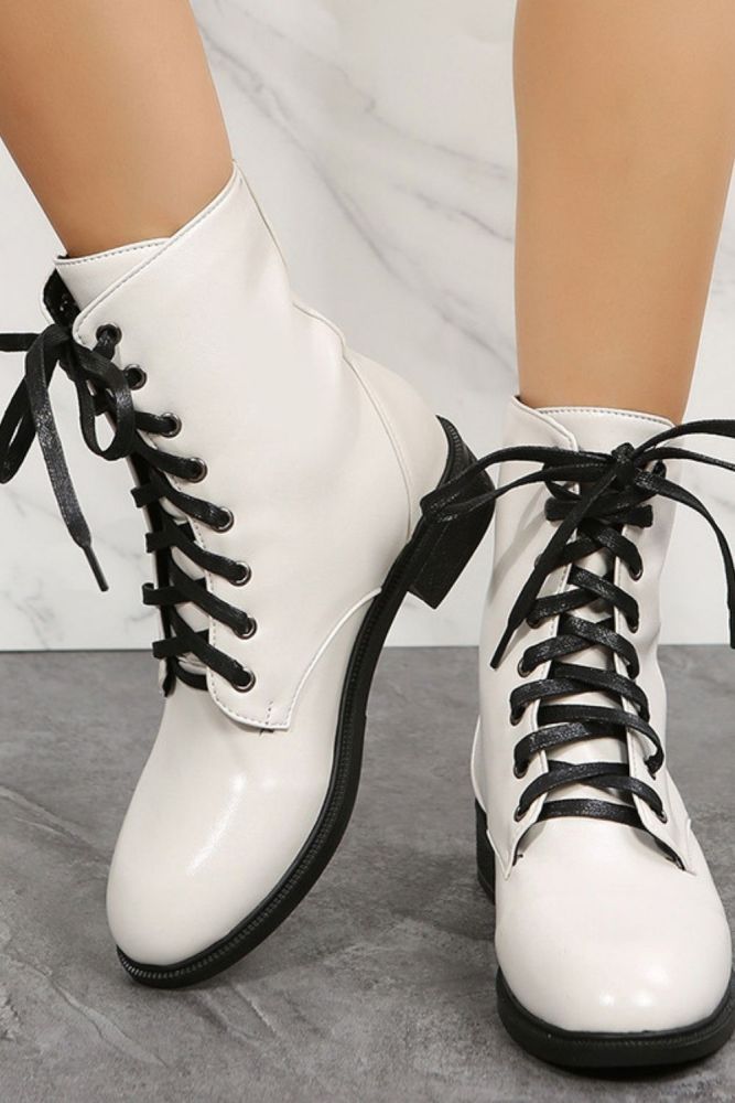 Women Versatile Round Toe Soft Sole Snow Ankle Boots