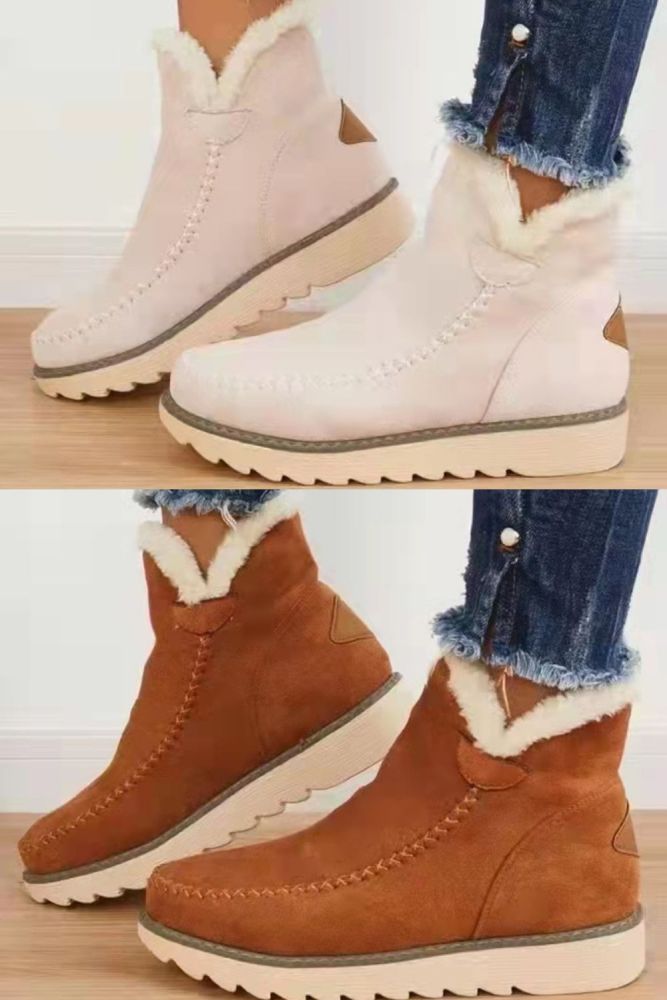 Women Comfortable Thick-soled Warm Snow Boots