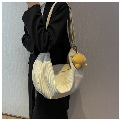 Women Versatile Cute Pendant Decor Shoulder Bag