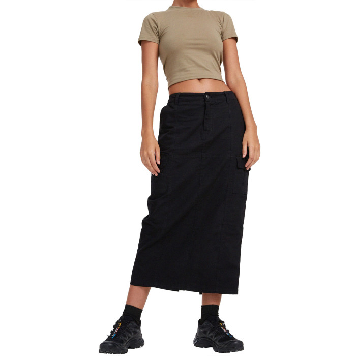 Fashion Retro High Waist Button Split Denim Skirts
