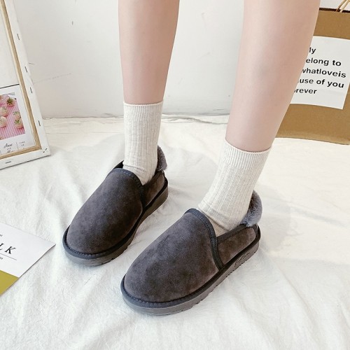 Casual Suede Warm Plush Snow Flat Boots