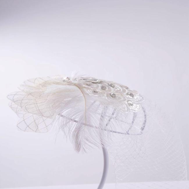 Bridal net headdress banquet horse racing church headdress
