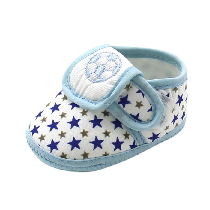 Newborn Infant Baby Star Girls Boys Soft Sole Prewalker Warm Casual Flats Shoes Running Shoe