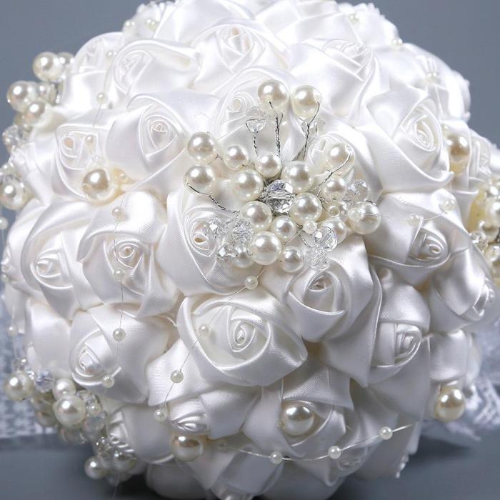 NEW Rose Flowers Bouquet with Eucalyptus Leaves Silk Artificial Flower for Wedding Decoration