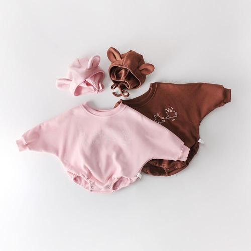 Winter 2020 New Products for Boys and Girls little Bear Baby Long Sleeve One Piece Creeper