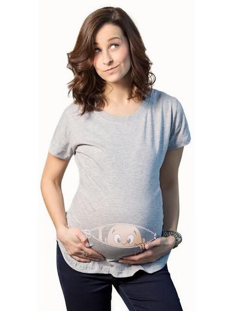 Gravida Blousing Loose Fit Clothes Comfortable Maternity T-shirt
