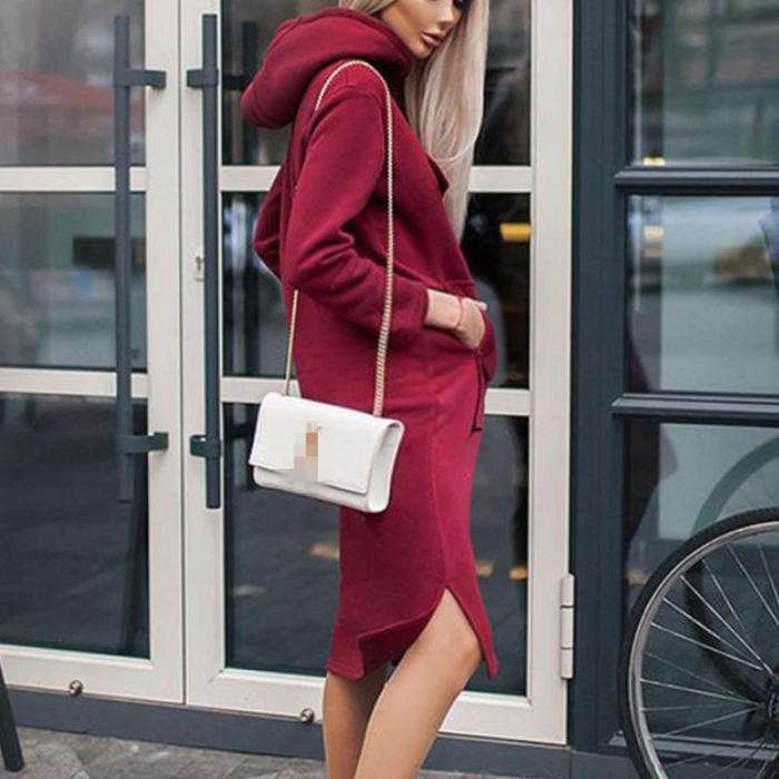 Maternity New Solid Color Long Dress