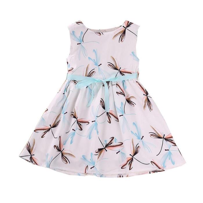 Dress Summer Dress Sleeveless Butterfly Princess