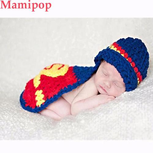 Hooked Superman newborn Clothes for boys latest super hero costume