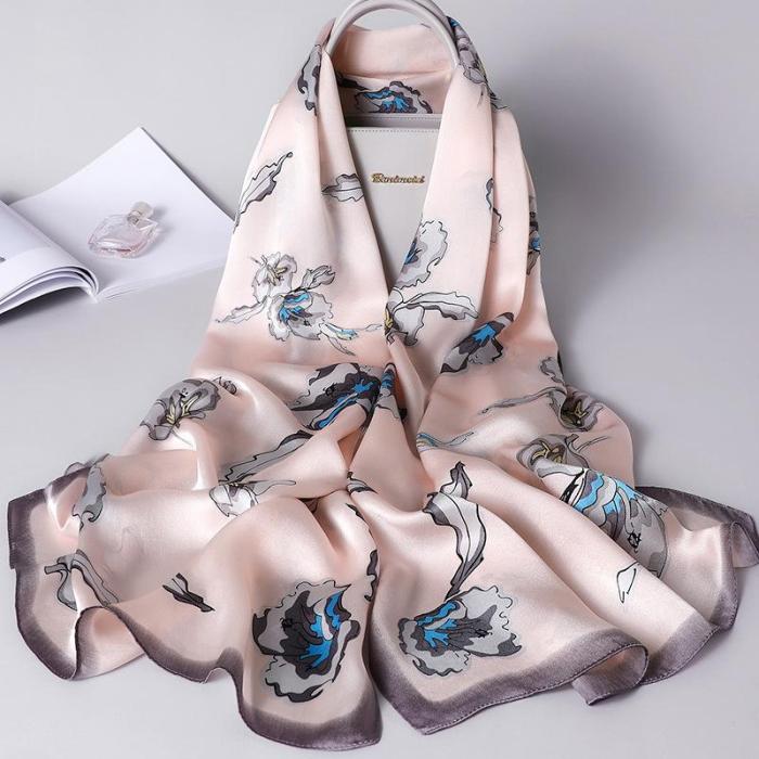 Spring and autumn new mulberry  silk scarf woman fashion trend air-conditioning silk scarf
