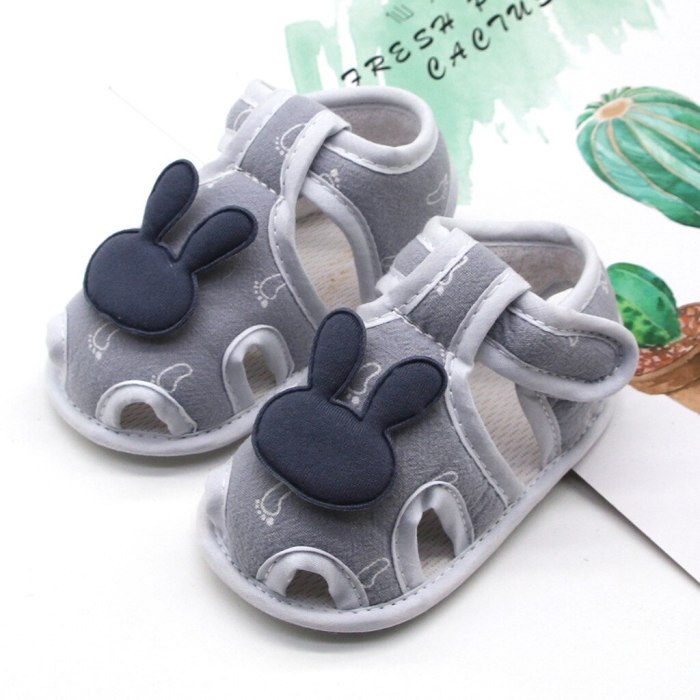 Infant Newborn Baby Girls Boy Prewalker Printing Rabbit Cartoon Single Shoes Daily Use Fisrt Walkers