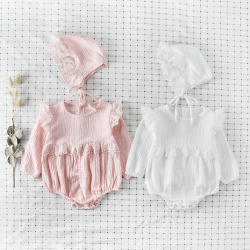 Cherry Long-sleeved Cotton Triangle  Dress Climbing Suit