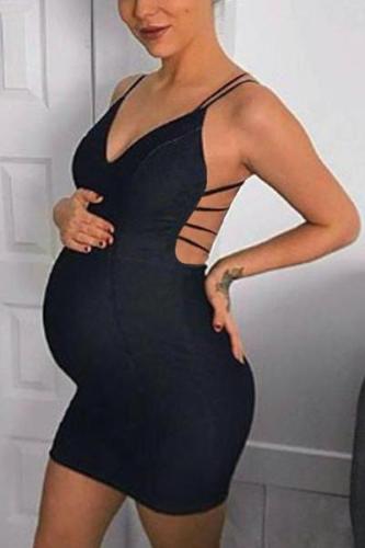 Maternity V-Neck Cami Dress