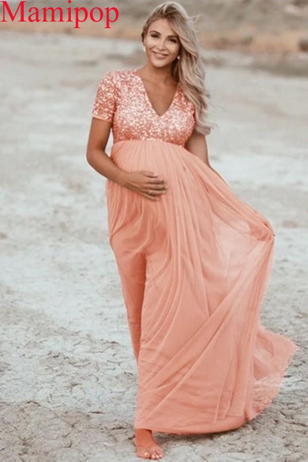 Maternity Photography Props Pregnancy Dress