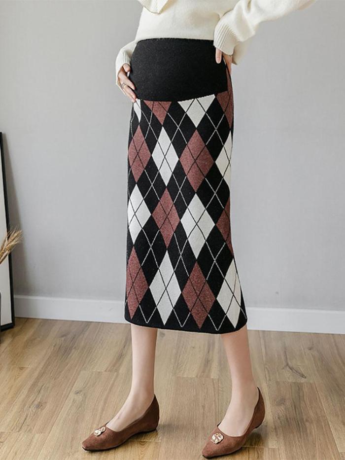 Maternity Fashion Colouring Hip Skirt