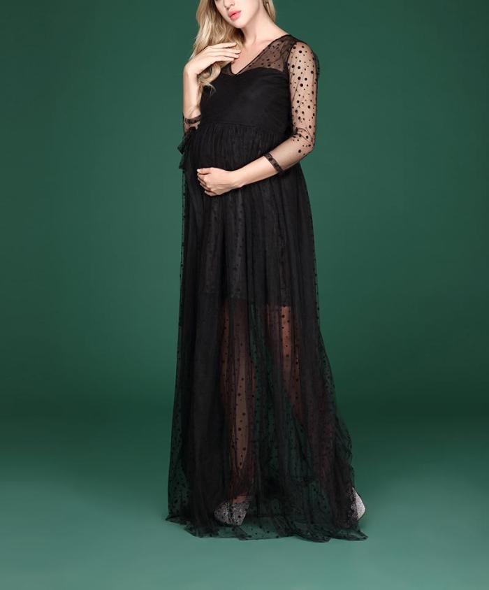 Pregnancy Pregnant Women Lace Dresses Photography Props