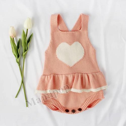 Autumn Love Baby Knitted Wool Jumpsuit