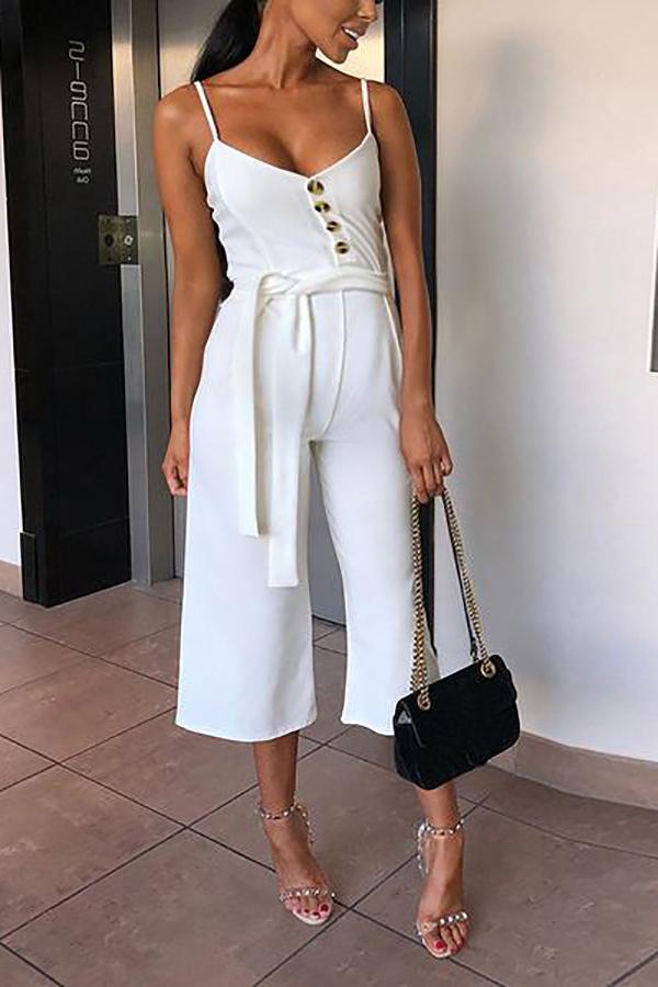 Maternity Sexy Halter Sling Jumpsuit