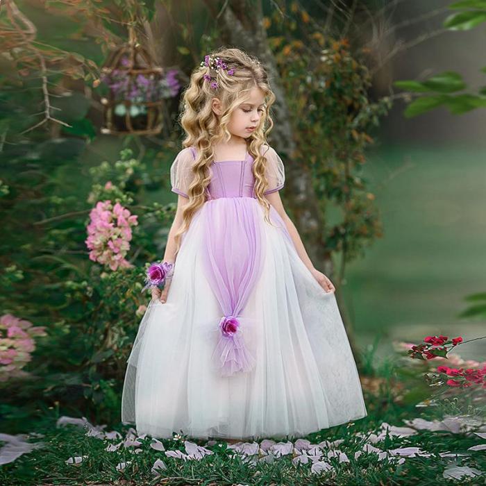 2020 new costumes girls princess dressSofia little girl birthday dress dress