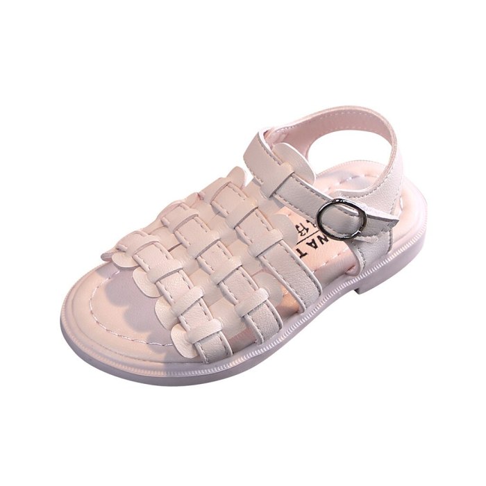 #40 Hot Sale 2020 sandals Toddler Kids Baby Girls Shoes Princess Shoes Open Toe Solid Casual Shoes Sandals