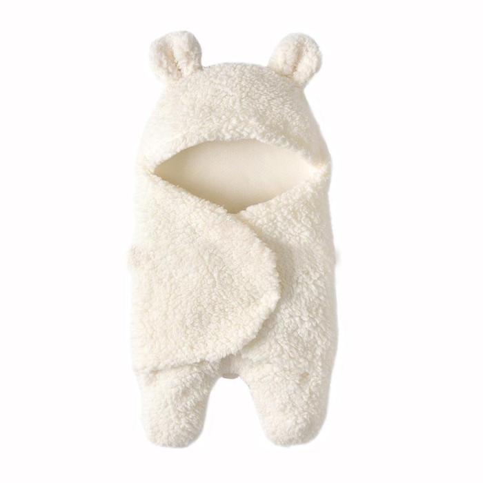 Fashion Baby blankets newborn Cute Cotton Receiving White Sleeping Blanket Boy Girl Wrap