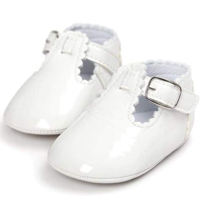 Baby Moccasin Newborn Shoes Soft Faux Leather