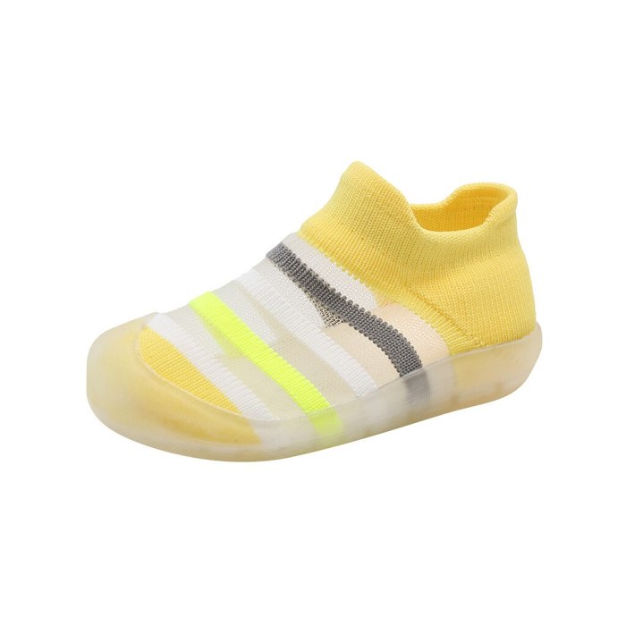 2020 New Toddler Infant Kids Sneakers Baby Girls Boys Summer Slip-On Striped Shoes Sneakers
