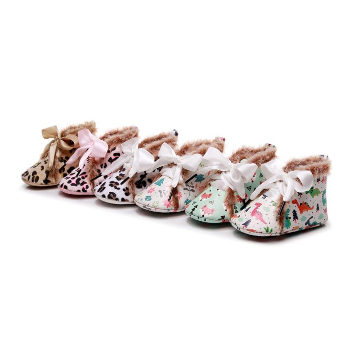 Fashion Baby Shoes winter Infant Newborn Girls Boys Cartoon Shoes First Walkers